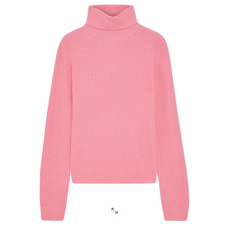 A.L.C Pink Turtleneck Sweater Wool-blend